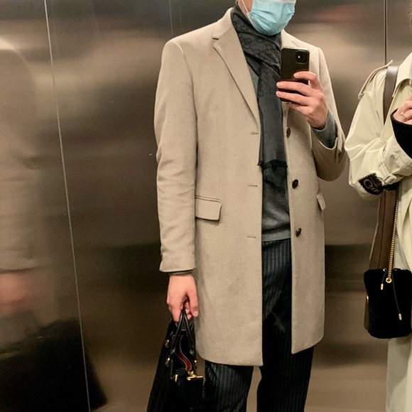 Theory Wool-Cashmere Topcoat - Picture 3 of 4